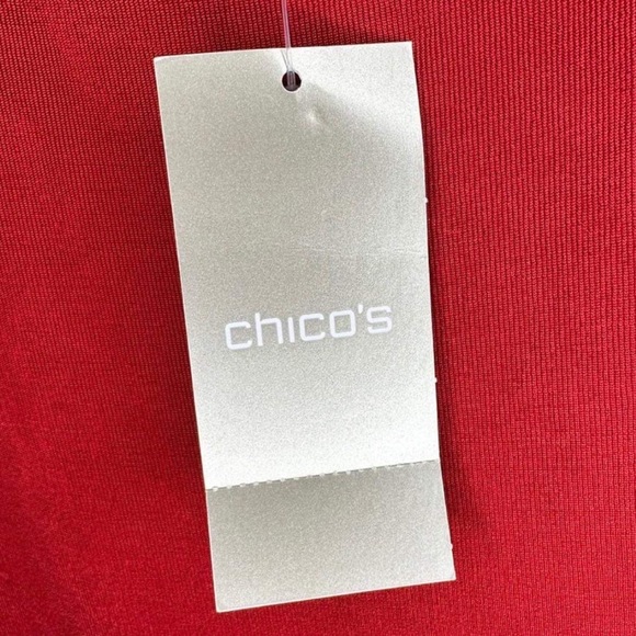 Travelers by Chico’s New With Tags Tank Top Dressy Red Size 3 (Equal to 16) - Picture 6 of 8